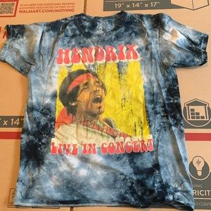 Aeropostale brand Hendrix tye dye blue t-shirt